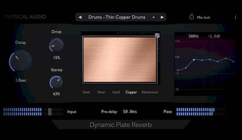 Physical Audio Dynamic Plate Reverb + ключ 